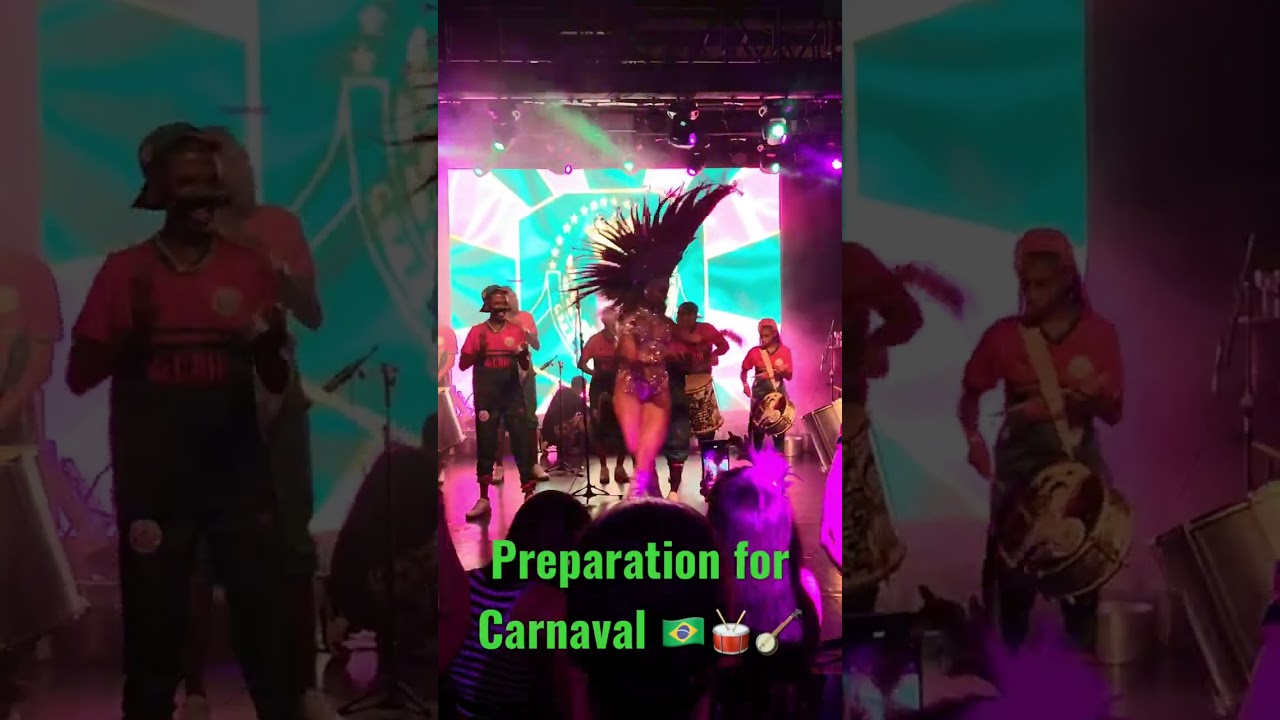 Brazil 🇧🇷 warming up for the biggest event of the year 💃🥁 #carnaval #dance #music